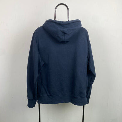 00s Nike Heavyweight Hoodie Blue Large