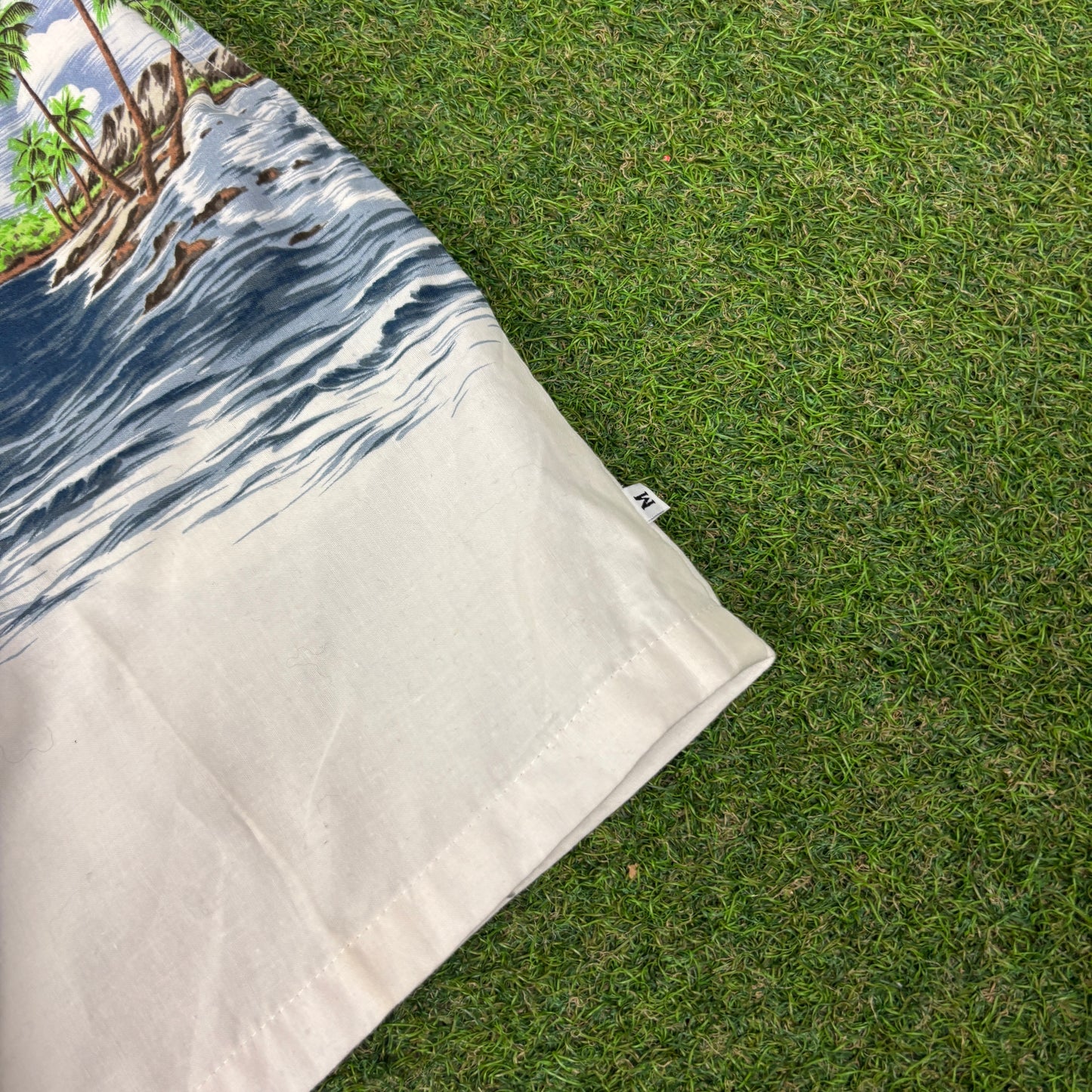 90s Cotton Surf Shorts White Medium