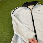 00s Nike Tracksuit Jacket + Joggers Set Baby Blue XS