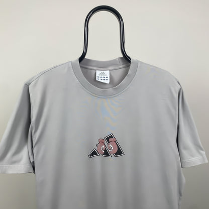 00s Adidas Boxing T-Shirt Grey Large