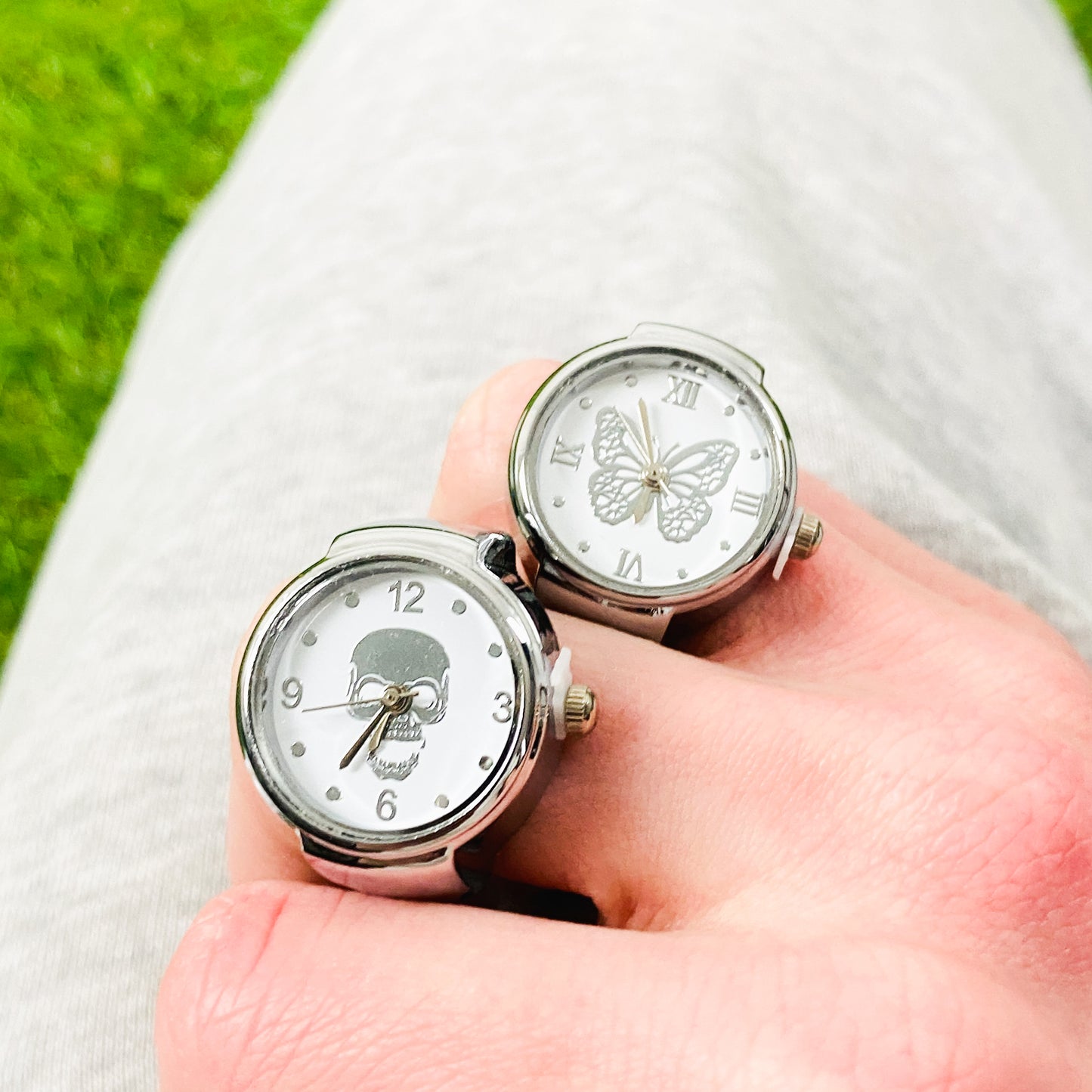 Adjustable Butterfly Watch Ring