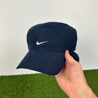00s Nike Fleece Ear Flap Hat Blue