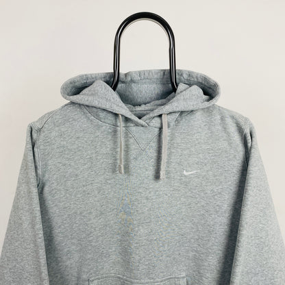 00s Nike Heavyweight Hoodie Grey XS