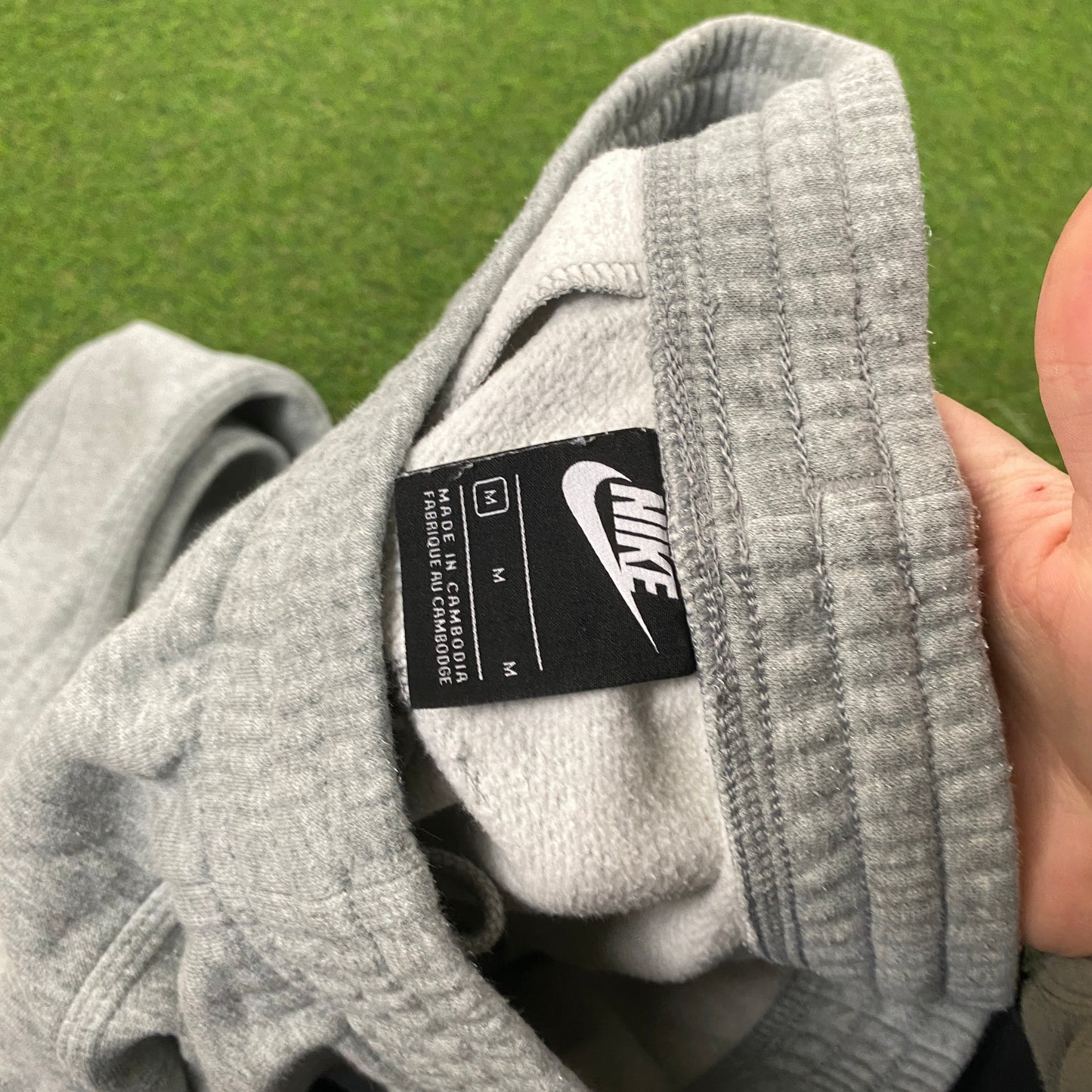 00s Nike Cotton Joggers Grey Medium