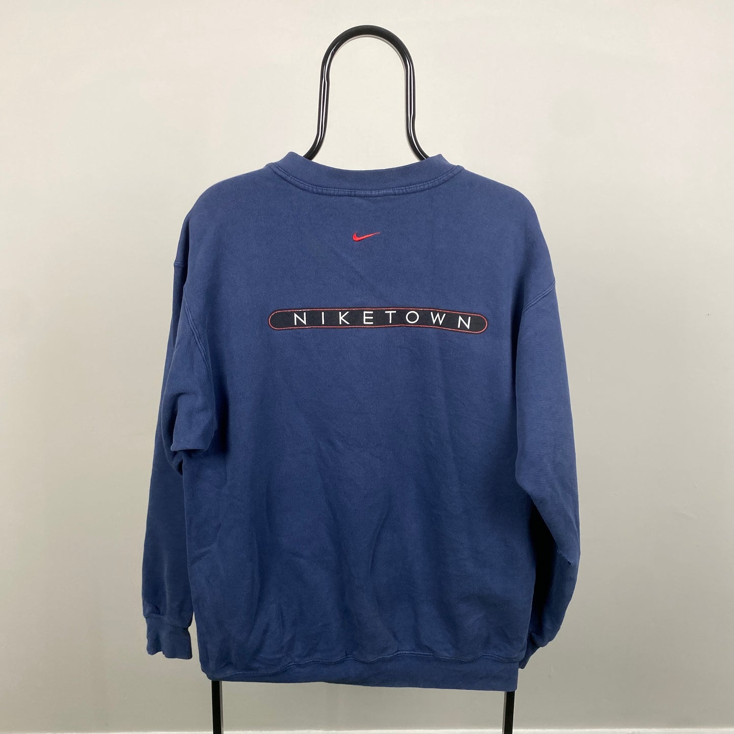 90s Nike Nike Town Sweatshirt Blue Medium
