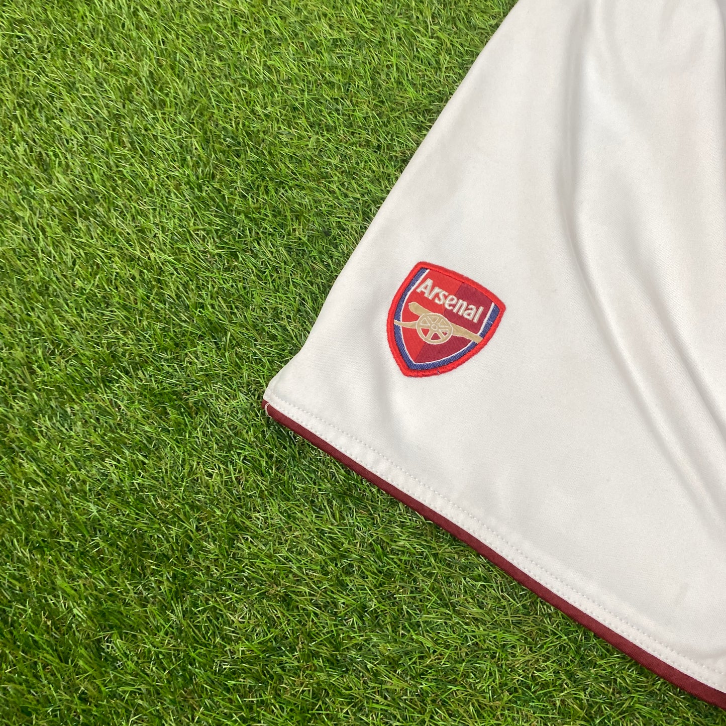 00s Nike Arsenal Football Shorts White Large