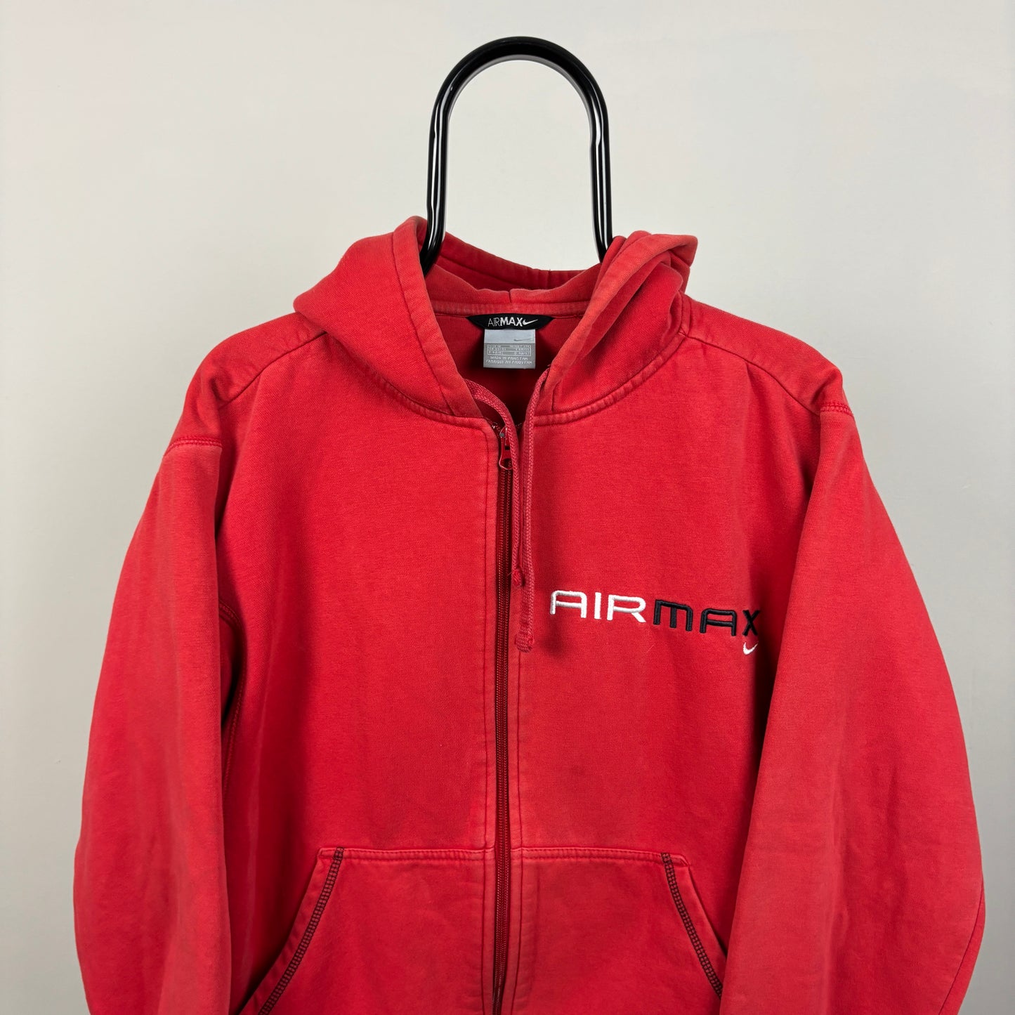 00s Nike Air Max Zip Hoodie Red Medium