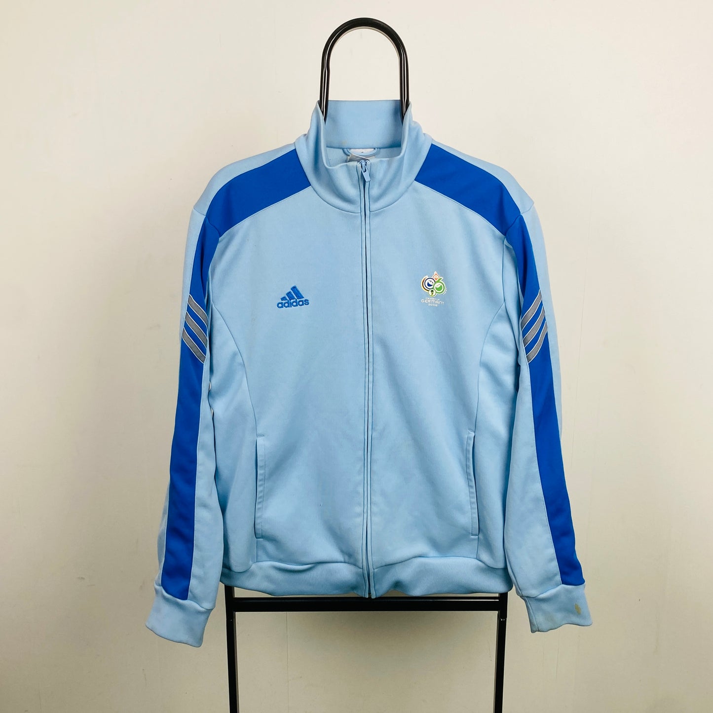 00s Adidas Germany World Cup Jacket Blue Medium