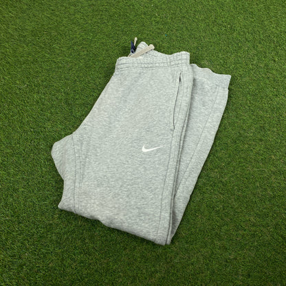 00s Nike Cotton Joggers Grey Small