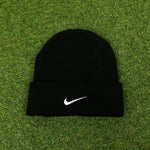 90s Nike Beanie Hat Black