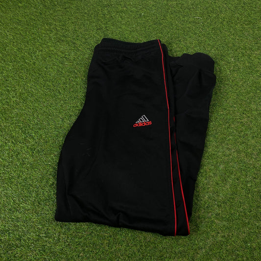 90s Adidas Piping Joggers Black XL