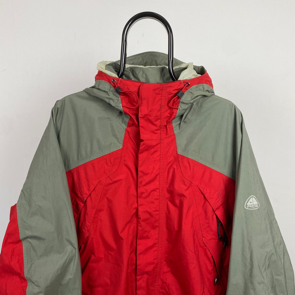 00s Nike ACG Waterproof Coat Jacket Red XL