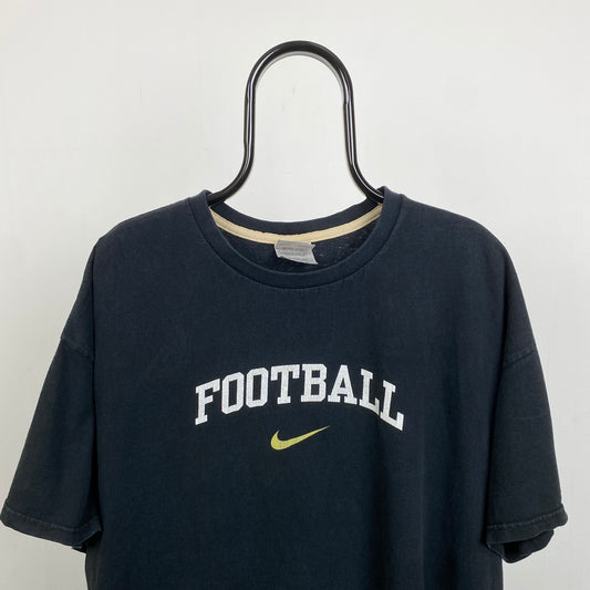 00s Nike Football T-Shirt Black XXL