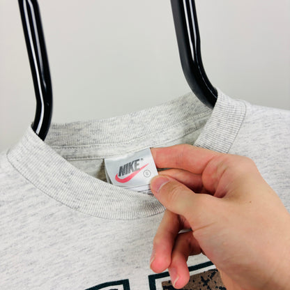 90s Nike Just Do It T-Shirt Grey Small