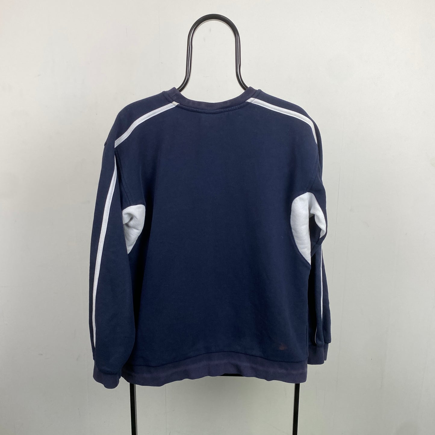 Retro 90s Millwall Player Issue Football Sweatshirt Blue Large