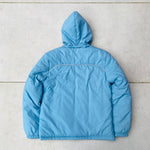 00s Nike Reversible Puffer Jacket Baby Blue Brown Small