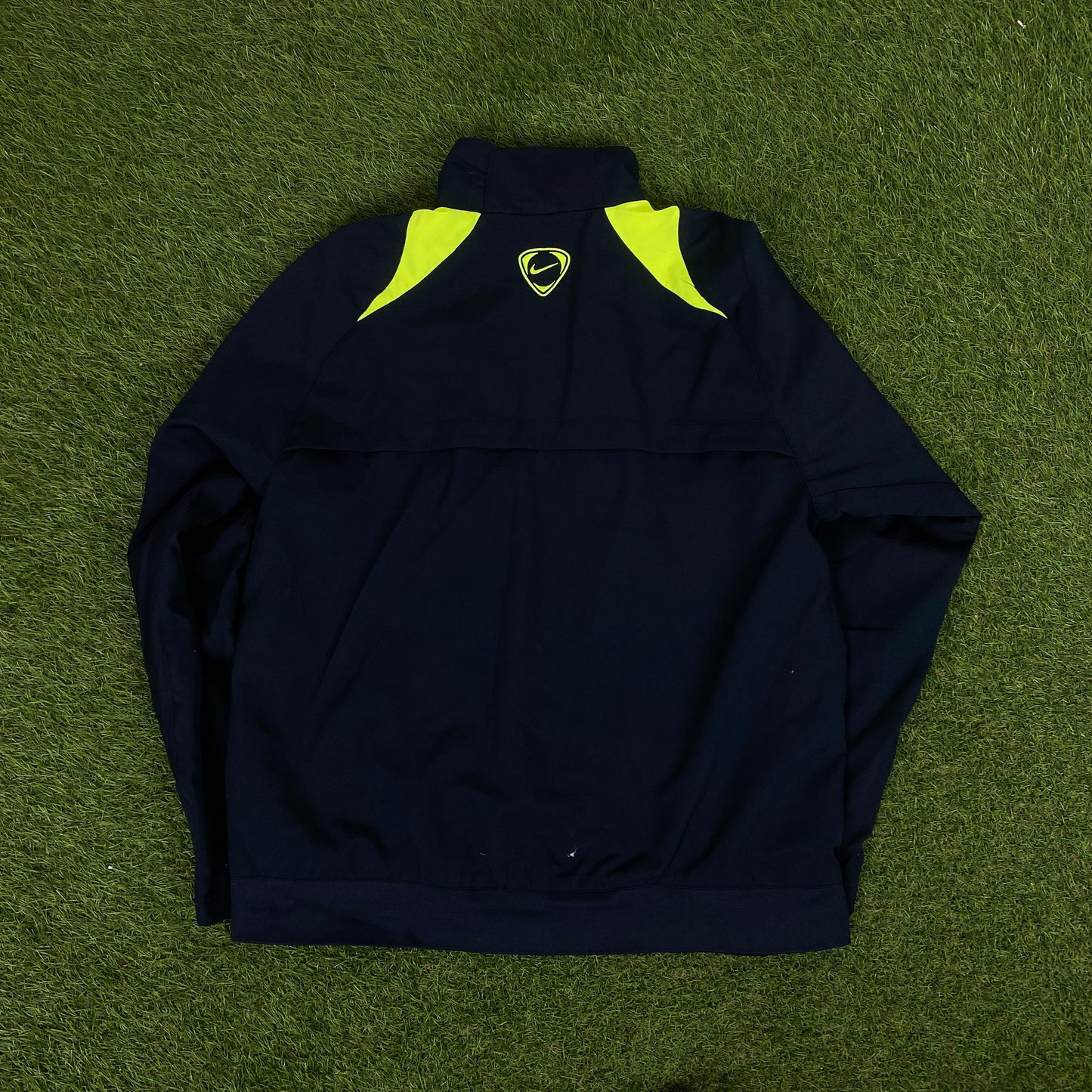 00s Nike Barcelona Piping Jacket + Joggers Set Blue XS