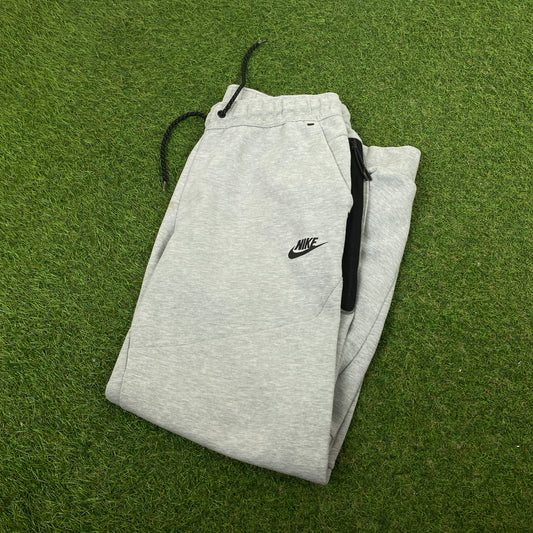 00s Nike Tech Fleece Cotton Joggers Grey Medium