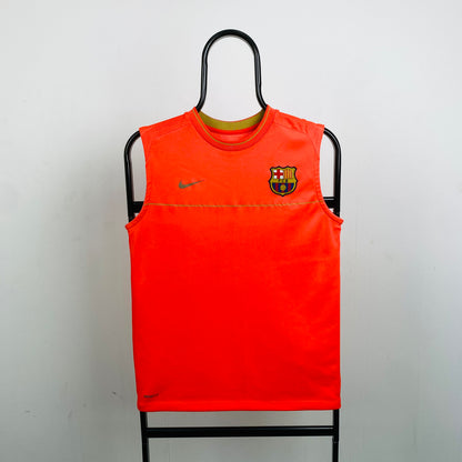 00s Nike Barcelona Vest T-Shirt Red Small