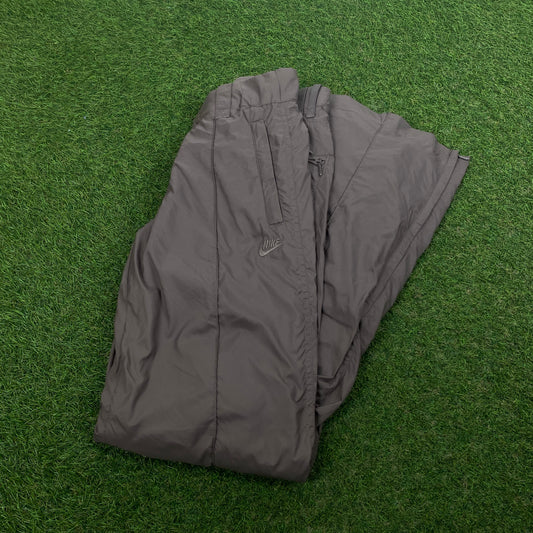 00s Nike Fleece Lined Joggers Brown XS