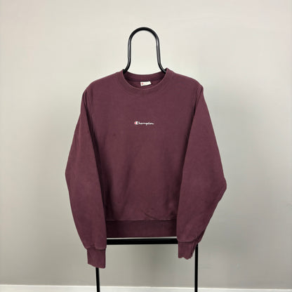 90s Champion Sweatshirt Purple XS