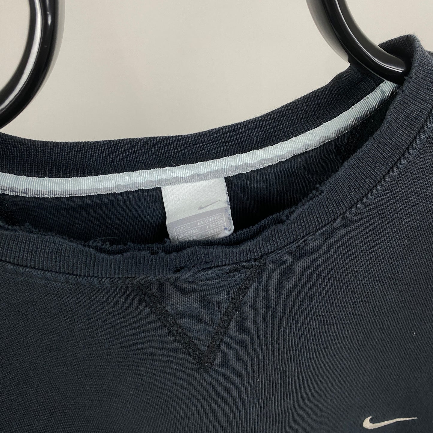 00s Nike Heavyweight Sweatshirt Black Large
