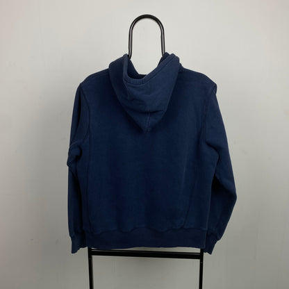 00s Nike Heavyweight Hoodie Blue Small