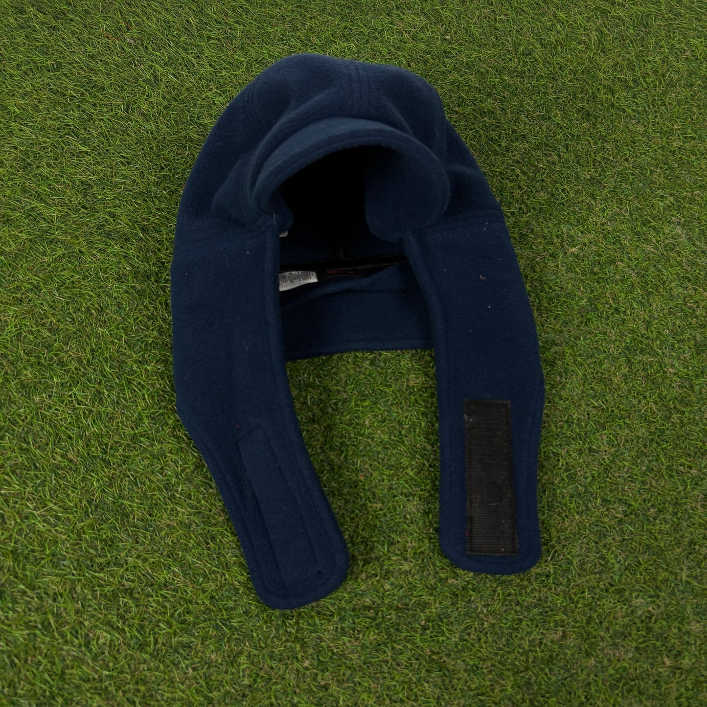 00s Nike Fleece Ear Flap Trapper Hat Blue