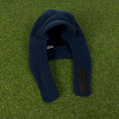 00s Nike Fleece Ear Flap Trapper Hat Blue