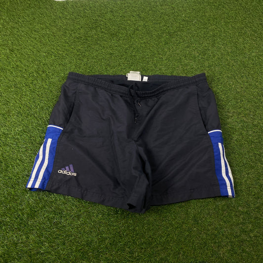 90s Adidas Shorts Blue Large