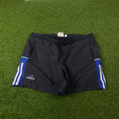90s Adidas Shorts Blue Large