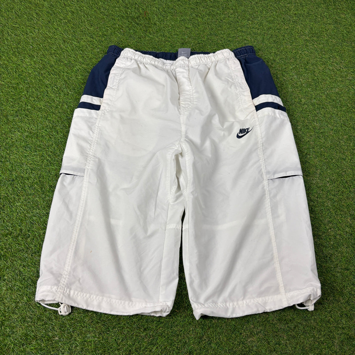 00s Nike Baggy Capri Shorts White XL