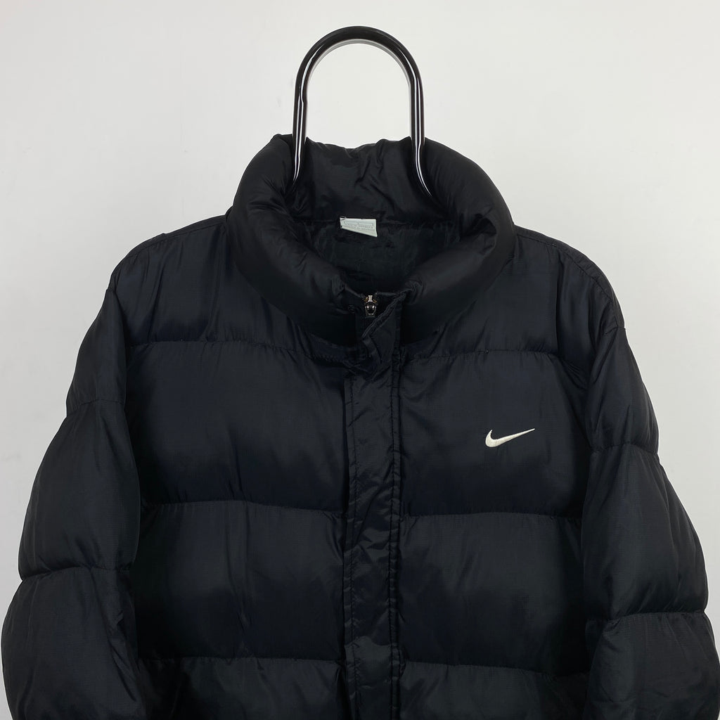 00s Nike Quilted Puffer Jacket Black Large