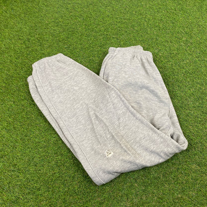 Retro Slazenger Cotton Joggers Grey XS