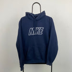 00s Nike Hoodie Blue Small