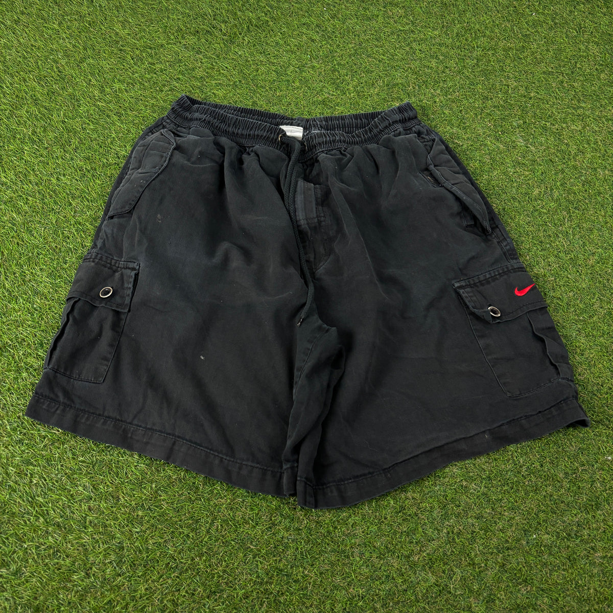 00s Nike Cargo Shorts Black Large