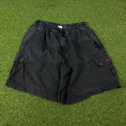 00s Nike Cargo Shorts Black Large