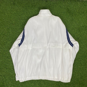 90s Nike Challenge Court Tracksuit Jacket + Joggers Set White Large