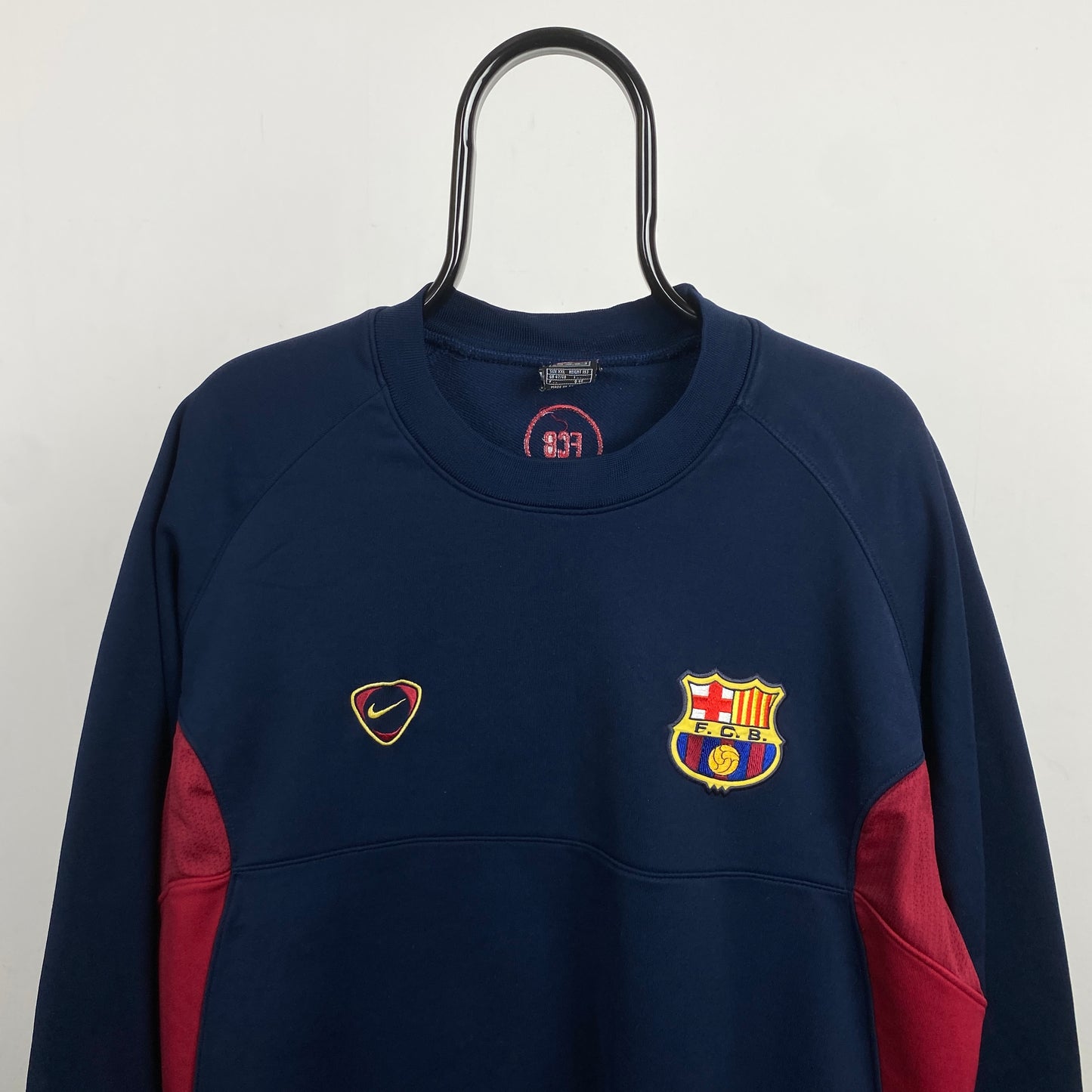 90s Nike Barcelona Sweatshirt Blue XXL