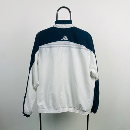 00s Adidas Windbreaker Jacket White XL