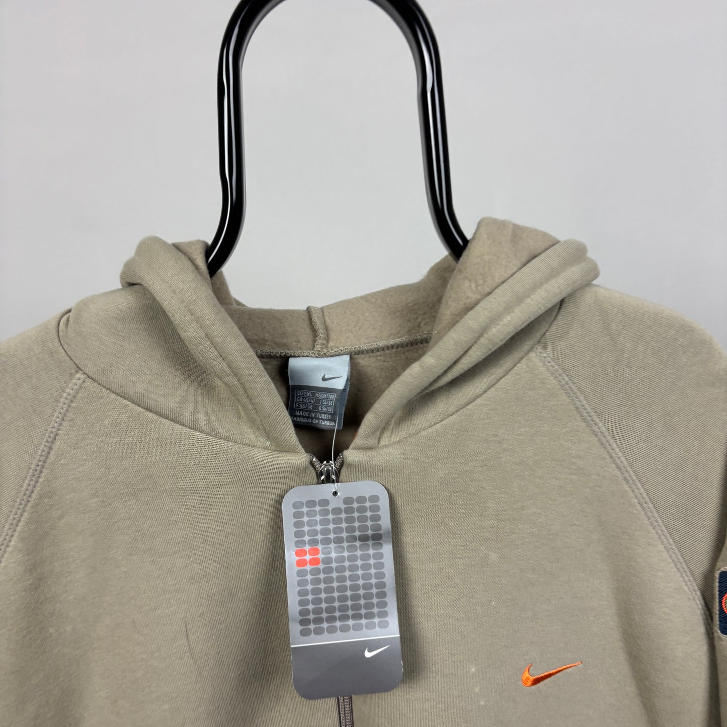 00s Nike Zip Hoodie Brown XL