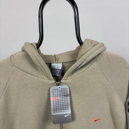 00s Nike Zip Hoodie Brown XL