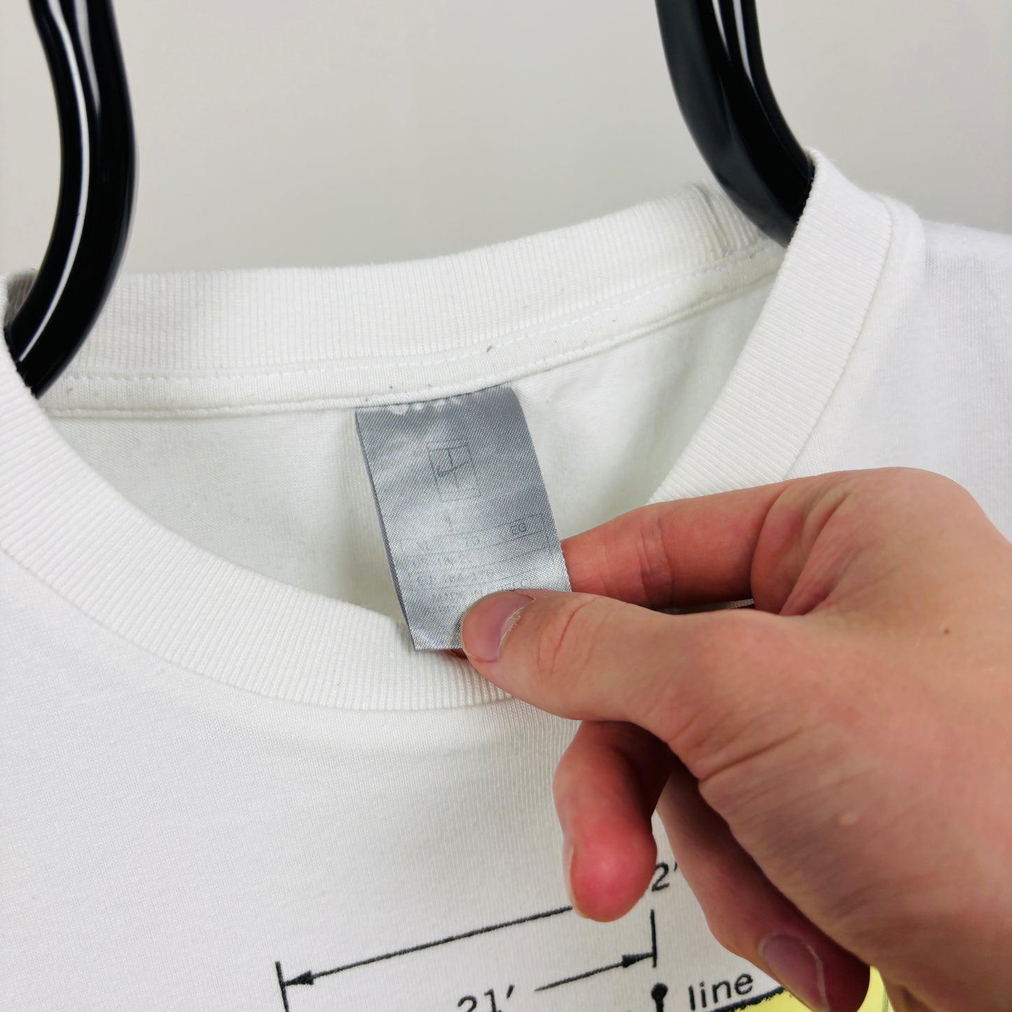 00s Nike Tennis Court T-Shirt White Small