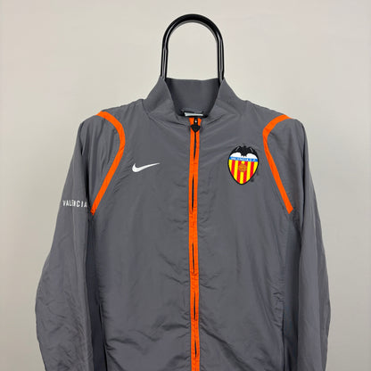 90s Nike Valencia Windbreaker Jacket Grey Small