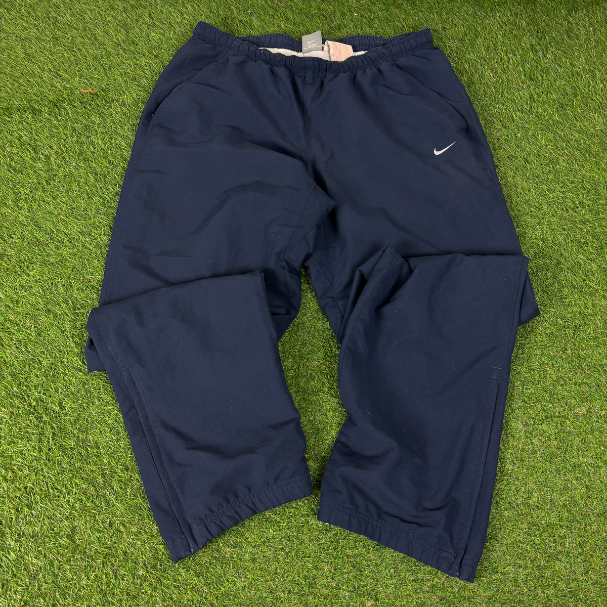 00s Nike Windbreaker Jacket + Joggers Set Blue Small