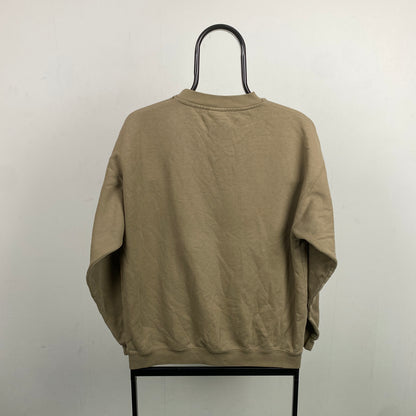 Retro Reebok Sweatshirt Brown Small