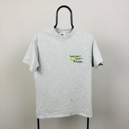 90s Nike Brazil Ronaldo T-Shirt Grey Small