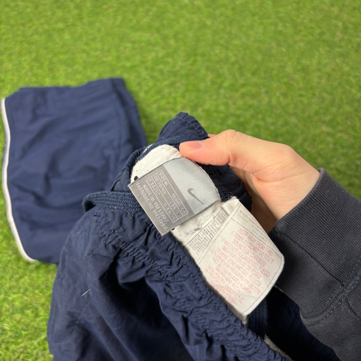 00s Nike Piping Joggers Blue Medium