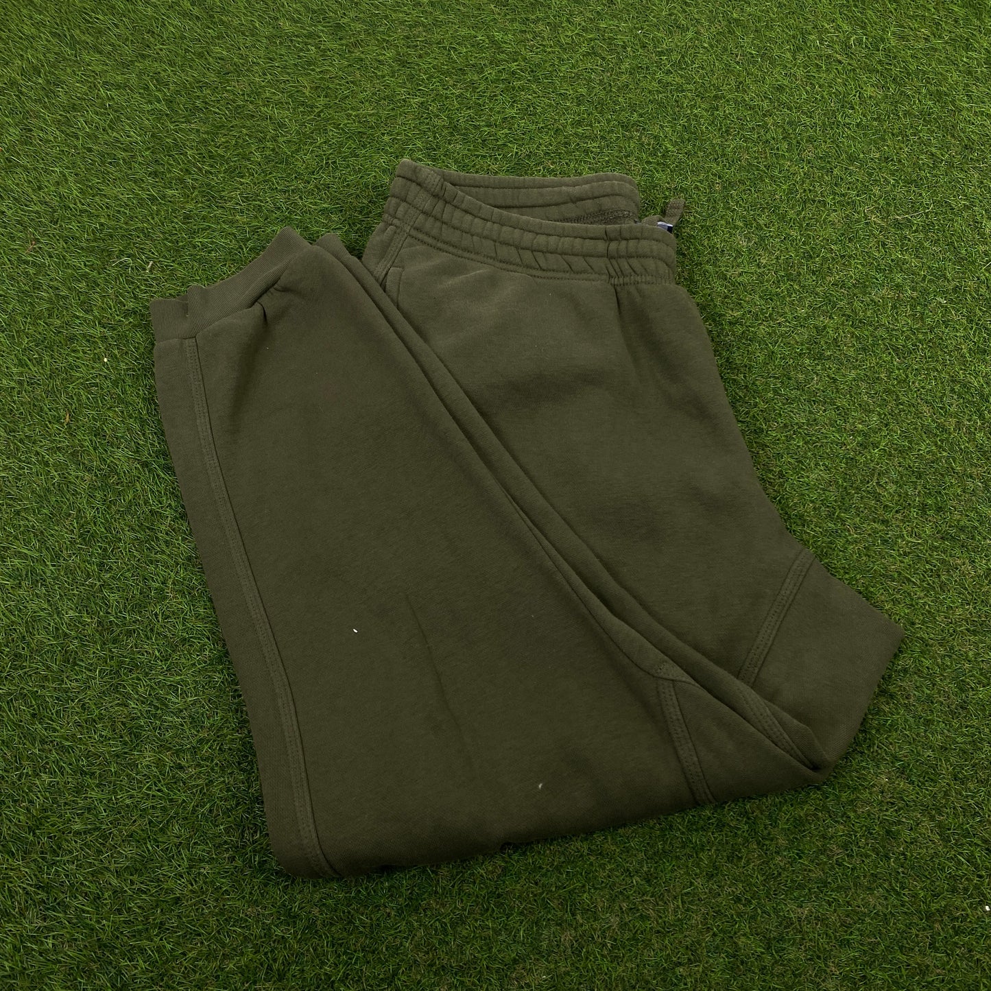 00s Nike Wide Cotton Joggers Green XL