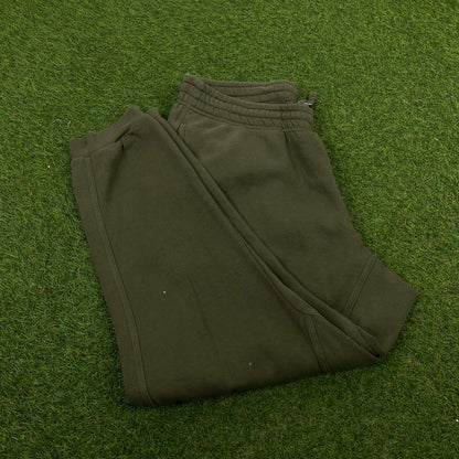 00s Nike Wide Cotton Joggers Green XL